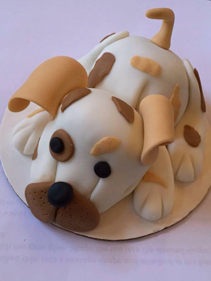 A dog cake