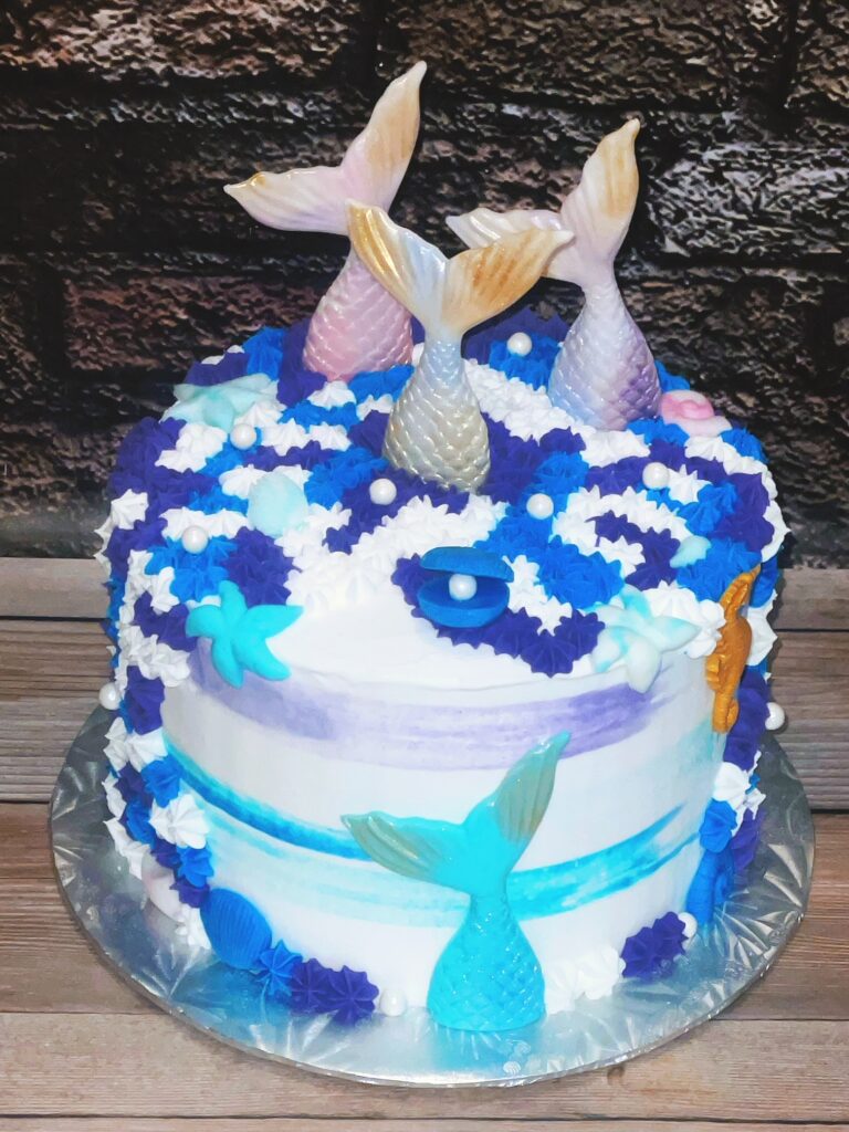 A mermaid cake